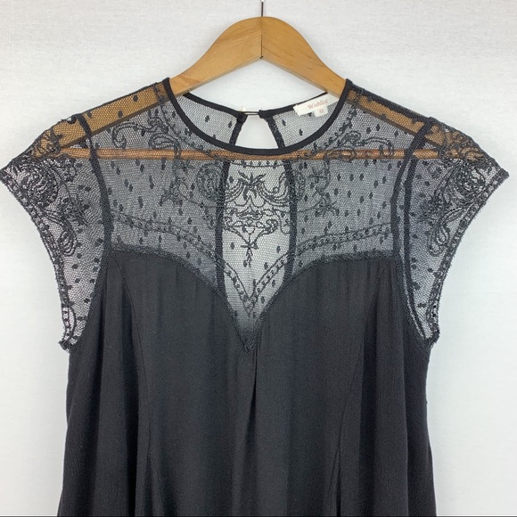 Wishlist Swing Dress Lace Embroidery Keyhole Back - Picture 8 of 8